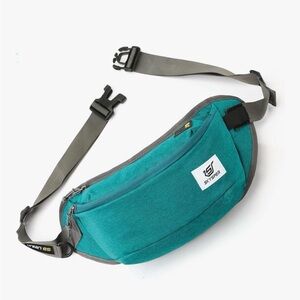 Skysper crossbody sling - Teal Waist Bag